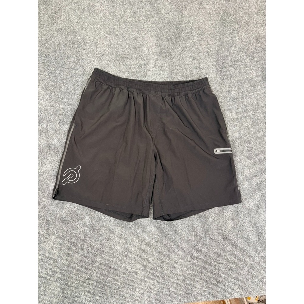 Peloton Shorts Mens Black Athletic Running Training 8" Inseam Stretch Size XXL